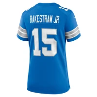 Women's Nike Ennis Rakestraw Jr.  Blue Detroit Lions Team Game Jersey
