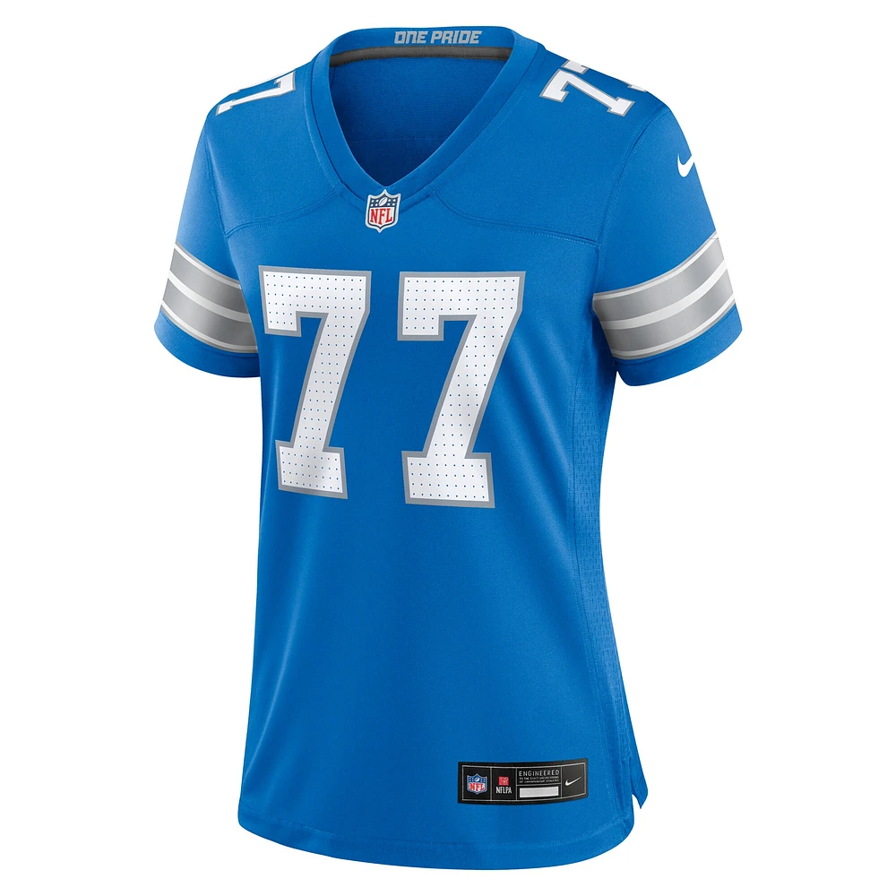Women's Nike Frank Ragnow  Blue Detroit Lions Team Game Jersey