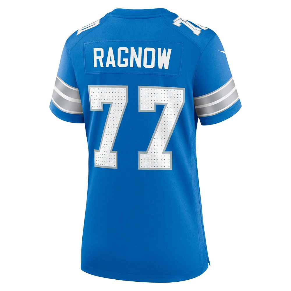 Women's Nike Frank Ragnow  Blue Detroit Lions Team Game Jersey
