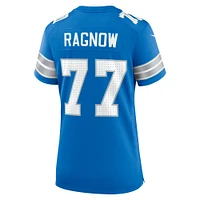 Women's Nike Frank Ragnow  Blue Detroit Lions Team Game Jersey