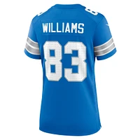 Women's Nike Isaiah Williams  Blue Detroit Lions Game Jersey