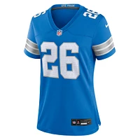 Women's Nike Jahmyr Gibbs Blue Detroit Lions Game Jersey