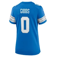 Women's Nike Jahmyr Gibbs Blue Detroit Lions Game Player Jersey