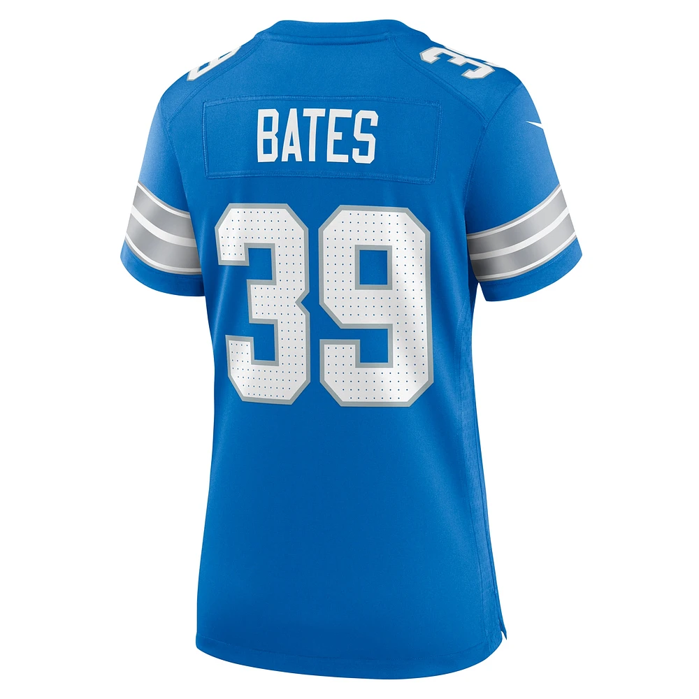 Women's Nike Jake Bates  Blue Detroit Lions Team Game Jersey