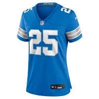 Women's Nike Jamal Adams  Blue Detroit Lions Team Game Jersey