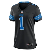 Women's Nike Jameson Williams Black Detroit Lions 2nd Alternate Game Player Jersey