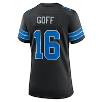 Women's Nike Jared Goff Black Detroit Lions 2nd Alternate Game Jersey