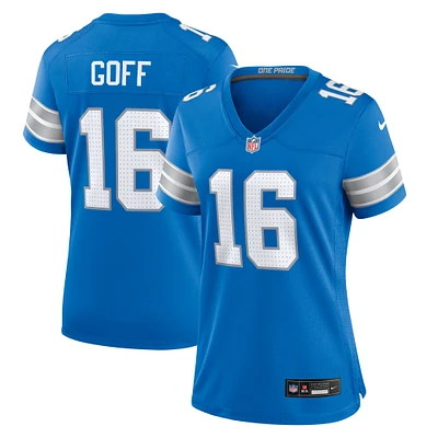 Maillot Nike Jared Goff pour femme, bleu, Detroit Lions Game