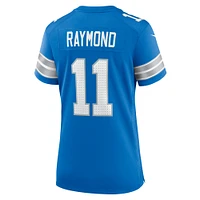 Maillot de match Nike Kalif Raymond bleu Detroit Lions pour femme