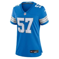 Women's Nike Nate Lynn  Blue Detroit Lions Game Jersey