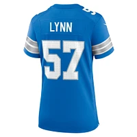 Women's Nike Nate Lynn  Blue Detroit Lions Game Jersey