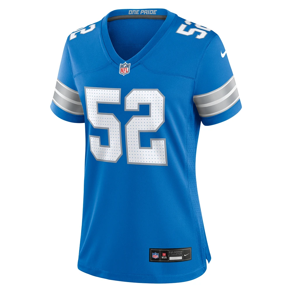 Women's Nike Netane Muti  Blue Detroit Lions Game Jersey