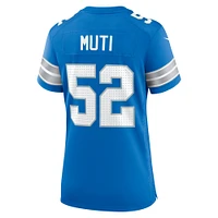 Women's Nike Netane Muti  Blue Detroit Lions Game Jersey