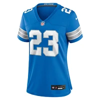 Women's Nike Rock Ya-Sin  Blue Detroit Lions Team Game Jersey