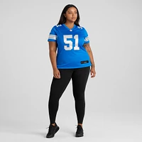 Women's Nike Steele Chambers  Blue Detroit Lions Game Jersey