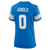 Maillot de match Nike Terrion Arnold bleu pour femme des Lions Détroit