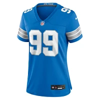 Maillot de match Nike Za'Darius Smith bleu pour femme des Detroit Lions