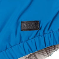 Women's WEAR by Erin Andrews  Blue/White Detroit Lions Reversible Cropped Full-Zip Puffer Jacket