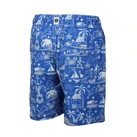Maillot de bain bleu pour jeunes Wes & Willy Detroit Lions Luau