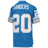 Youth Mitchell & Ness Barry Sanders Blue Detroit Lions 1996 Legacy Retired Player Jersey