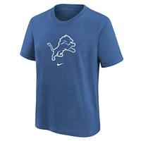 Youth Nike Blue Detroit Lions Logo T-Shirt