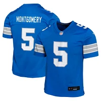 Youth Nike David Montgomery Blue Detroit Lions Game Jersey