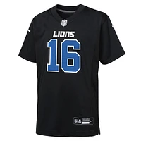 Youth Nike Jared Goff Carbon Black Detroit Lions Fashion Game Jersey