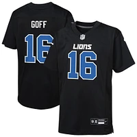 Youth Nike Jared Goff Carbon Black Detroit Lions Fashion Game Jersey