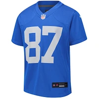 Youth Nike Sam LaPorta  Blue Detroit Lions Alternate Game Jersey