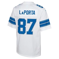 Youth Nike Sam LaPorta White Detroit Lions Game Jersey