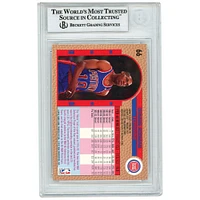 Carte autographiée Fleer #66 de 1992-93 des Detroit Pistons de Dennis Rodman