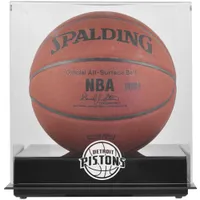 Detroit Pistons Fanatics Authentic (2005-2017) Blackbase Team Logo Basketball Display Case with Mirrored Back