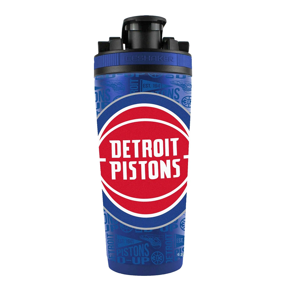 Detroit Pistons 26oz. 4D Stainless Steel Shaker Bottle