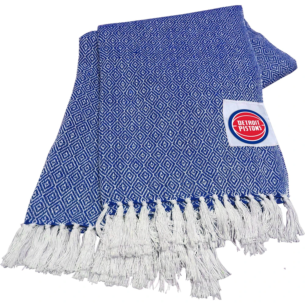 Detroit Pistons 50" x 60" Farmhouse Throw Blanket