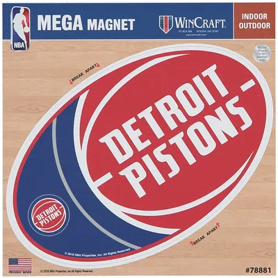 Detroit Pistons 6" x 6" Mega Magnet