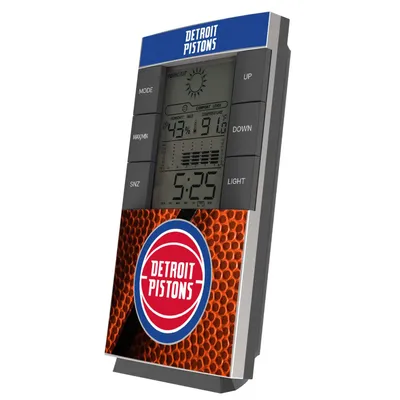 Detroit Pistons Basketball Digital Desk Clock