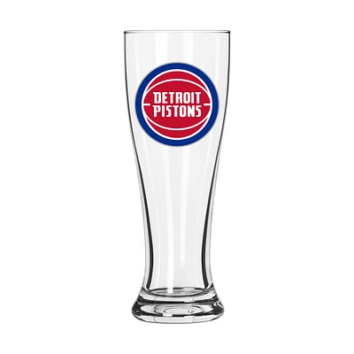 Détroit Pistons Letterman Logo 16 oz. Verre à Pilsner