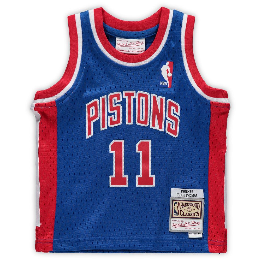 Infant Mitchell & Ness Isiah Thomas Blue Detroit Pistons 1988/89 Hardwood Classics Retired Player Jersey