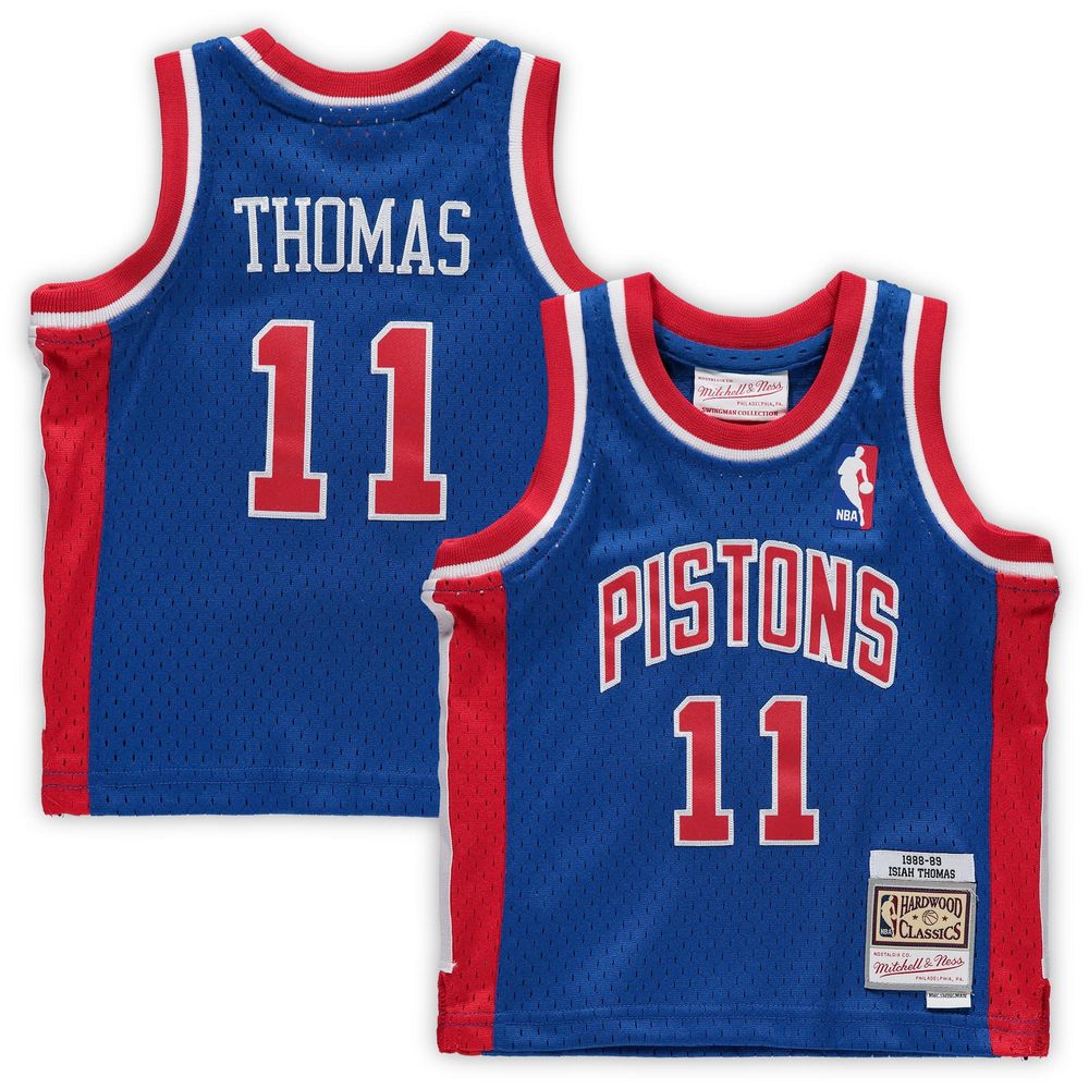 Infant Mitchell & Ness Isiah Thomas Blue Detroit Pistons 1988/89 Hardwood Classics Retired Player Jersey