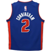 Maillot de joueur Swingman Nike Cade Cunningham bleu Detroit Pistons pour bébé - Édition Icon