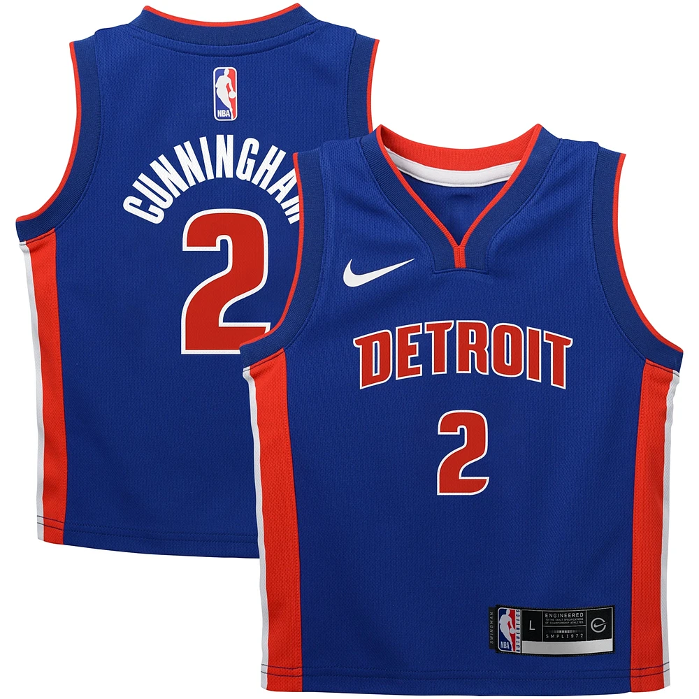 Infant Nike Cade Cunningham Blue Detroit Pistons Swingman Player Jersey - Icon Edition