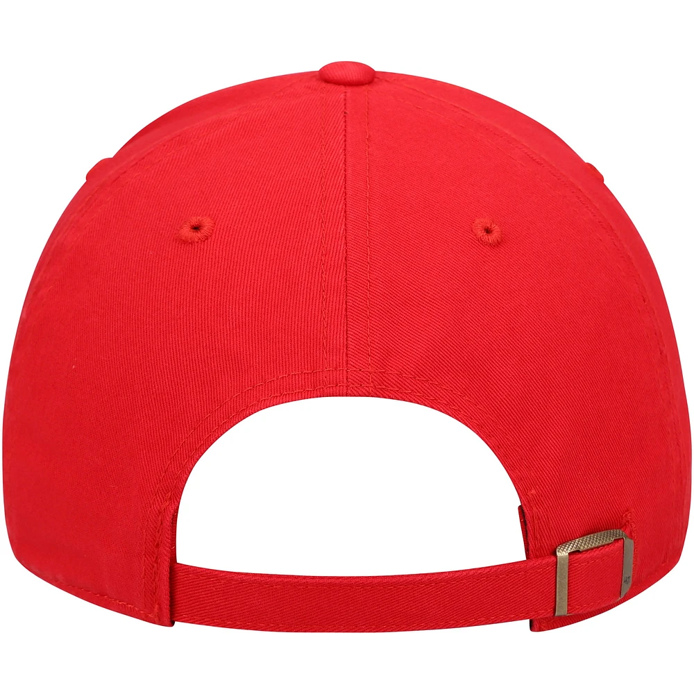 Casquette réglable MVP Legend des Detroit Pistons '47 rouge pour homme