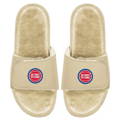 Detroit Pistons ISlide Dune Faux Fur Slide Sandals - Tan