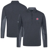 Men's Levelwear Navy Detroit Pistons Waffle Insignia 2.0 Quarter-Zip Top