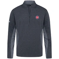 Men's Levelwear Navy Detroit Pistons Waffle Insignia 2.0 Quarter-Zip Top