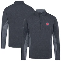 Men's Levelwear Navy Detroit Pistons Waffle Insignia 2.0 Quarter-Zip Top