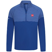 Haut à glissière quart de tour rayures classiques Levelwear Royal Detroit Pistons pour homme