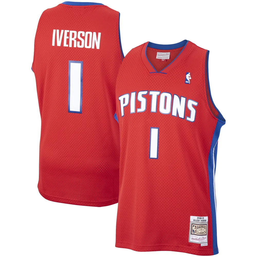 Outerstuff Allen Iverson Philadelphia 76ers Mitchell & Ness Youth Throwback  Jersey - Black
