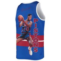 Men's Mitchell & Ness Dennis Rodman Blue Detroit Pistons Hardwood Classics Player Tank Top