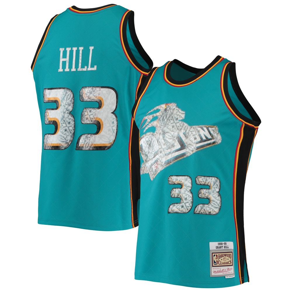 Detroit Pistons Grant Hill Hardwood Classics Road Swingman Jersey